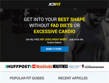 Tablet Screenshot of jcdfitness.com